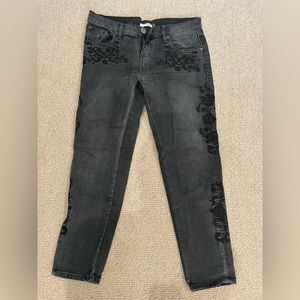 OneTeaspoon Black Floral Denim